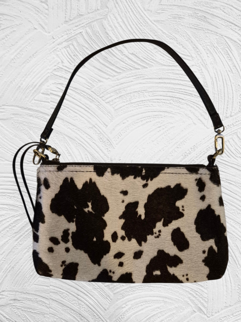 HOBO Darcy Cow-Print Shoulder Bag